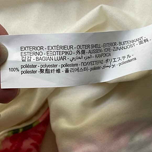 Zara Pink and Green Floral Blouse - Picture 9 of 16